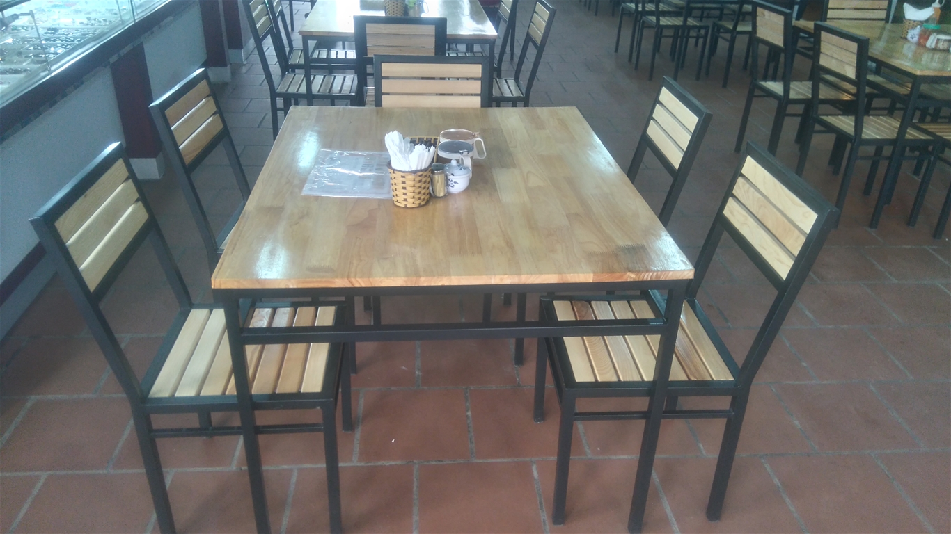 bộ bàn ghế nhà hàng 2