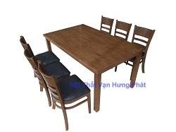 Bàn ghế gỗ cho nhà hàng, quán ăn BGNH11