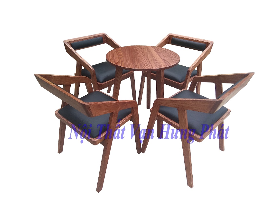 bàn ghế Katana gỗ sồi