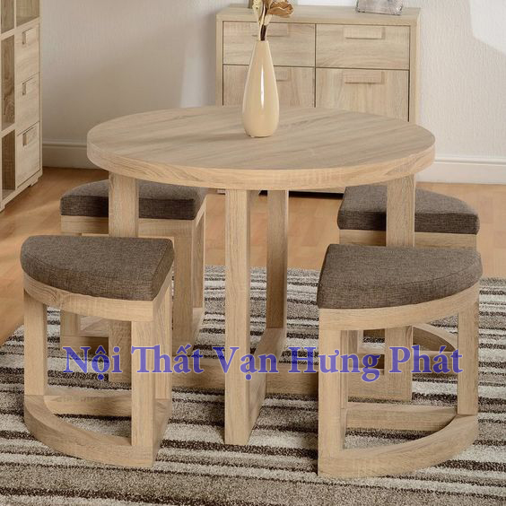 bộ bàn ghế gỗ sồi đẹp